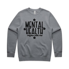 Load image into Gallery viewer, Mental health begins with me - crew neck sweatshirt