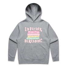 Load image into Gallery viewer, I'd rather be reading - hooded sweatshirt