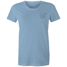 Load image into Gallery viewer, Monarch Beauty by Liv r - Women&#39;s Maple Tee