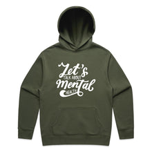 Load image into Gallery viewer, Let&#39;s talk about mental health - hooded sweatshirt
