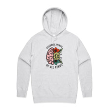 Load image into Gallery viewer, Celebrate minds of all kinds - hooded sweatshirt