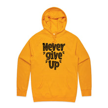 Load image into Gallery viewer, Never give up - hooded sweatshirt