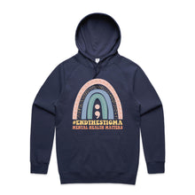 Load image into Gallery viewer, #end the stigma mental health matters - hooded sweatshirt