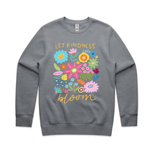 Load image into Gallery viewer, Let kindness bloom - crew neck sweatshirt