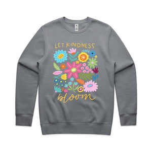 Let kindness bloom - crew neck sweatshirt