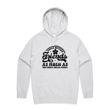 Load image into Gallery viewer, Check on your friends as much as you check social media - hooded sweatshirt