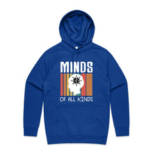 Load image into Gallery viewer, Minds of all kinds - hooded sweatshirt