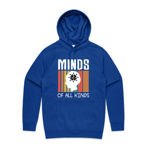 Minds of all kinds - hooded sweatshirt