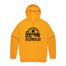 Load image into Gallery viewer, Check on your friends as much as you check social media - hooded sweatshirt