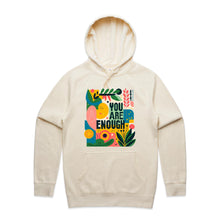 Load image into Gallery viewer, You are enough - hooded sweatshirt