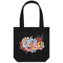 Load image into Gallery viewer, Teacher - Canvas Tote Bag