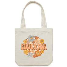 Load image into Gallery viewer, Educator - Canvas Tote Bag