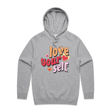Load image into Gallery viewer, Love yourself - hooded sweatshirt