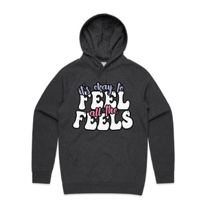 It's okay to feel all the feels - hooded sweatshirt