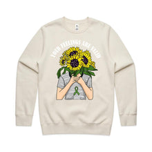 Load image into Gallery viewer, Your feelings are valid - crew neck sweatshirt