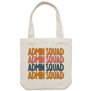 Admin squad - Canvas Tote Bag