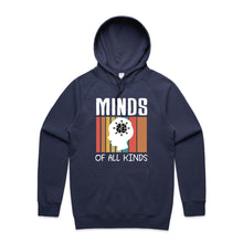 Load image into Gallery viewer, Minds of all kinds - hooded sweatshirt