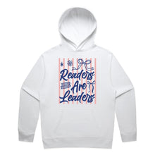Load image into Gallery viewer, Readers are leaders - hooded sweatshirt