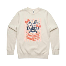 Load image into Gallery viewer, Readers are leaders - crew neck sweatshirt