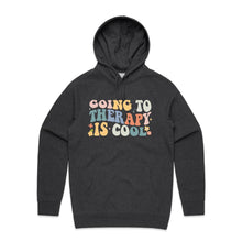 Load image into Gallery viewer, Going to therapy is cool - hooded sweatshirt