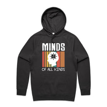 Load image into Gallery viewer, Minds of all kinds - hooded sweatshirt