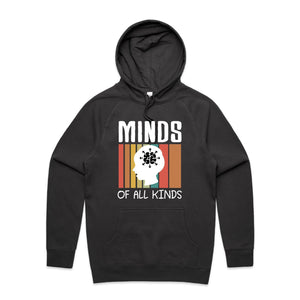 Minds of all kinds - hooded sweatshirt