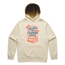 Load image into Gallery viewer, Readers are leaders - hooded sweatshirt