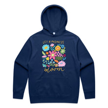 Load image into Gallery viewer, Let kindness bloom - hooded sweatshirt