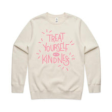 Load image into Gallery viewer, Treat yourself with kindness - crew neck sweatshirt