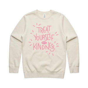 Treat yourself with kindness - crew neck sweatshirt
