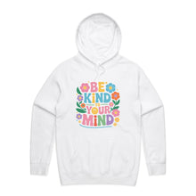 Load image into Gallery viewer, Be kind to your mind - hooded sweatshirt