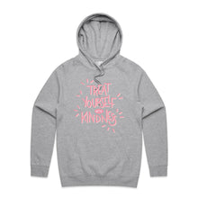 Load image into Gallery viewer, Treat yourself with kindness - hooded sweatshirt