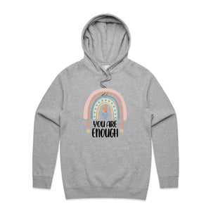 You are enough - hooded sweatshirt