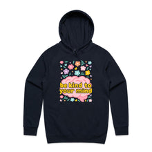Load image into Gallery viewer, Be kind to your mind - hooded sweatshirt