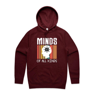 Minds of all kinds - hooded sweatshirt