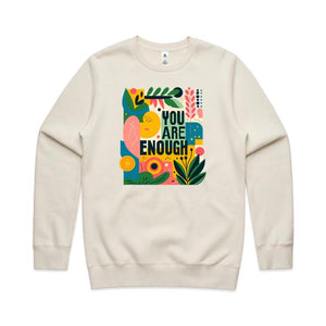 You are enough - crew neck sweatshirt