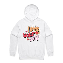 Load image into Gallery viewer, Love yourself - hooded sweatshirt