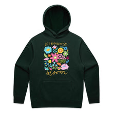 Load image into Gallery viewer, Let kindness bloom - hooded sweatshirt