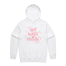 Load image into Gallery viewer, Treat yourself with kindness - hooded sweatshirt