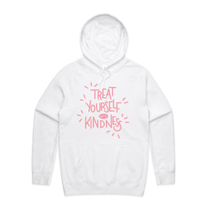 Treat yourself with kindness - hooded sweatshirt