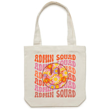 Load image into Gallery viewer, Admin squad - Canvas Tote Bag