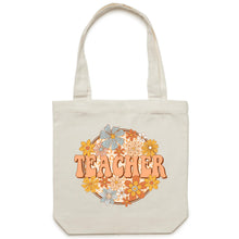 Load image into Gallery viewer, Teacher - Canvas Tote Bag