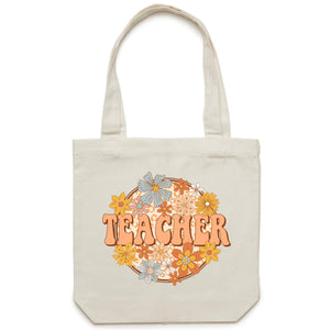 Teacher - Canvas Tote Bag