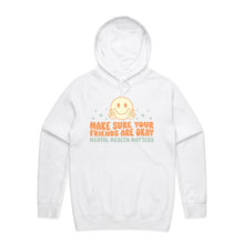 Load image into Gallery viewer, Make sure your friends are okay mental health matters - hooded sweatshirt