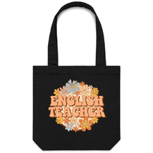 Load image into Gallery viewer, English teacher - Canvas Tote Bag