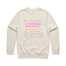 Load image into Gallery viewer, I'd rather be reading - crew neck sweatshirt