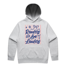 Load image into Gallery viewer, Readers are leaders - hooded sweatshirt