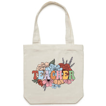 Load image into Gallery viewer, Teacher - Canvas Tote Bag