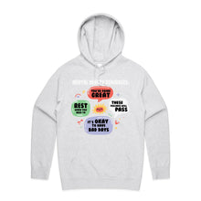 Load image into Gallery viewer, Mental health reminders - hooded sweatshirt