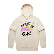 Load image into Gallery viewer, Everything will be ok - hooded sweatshirt